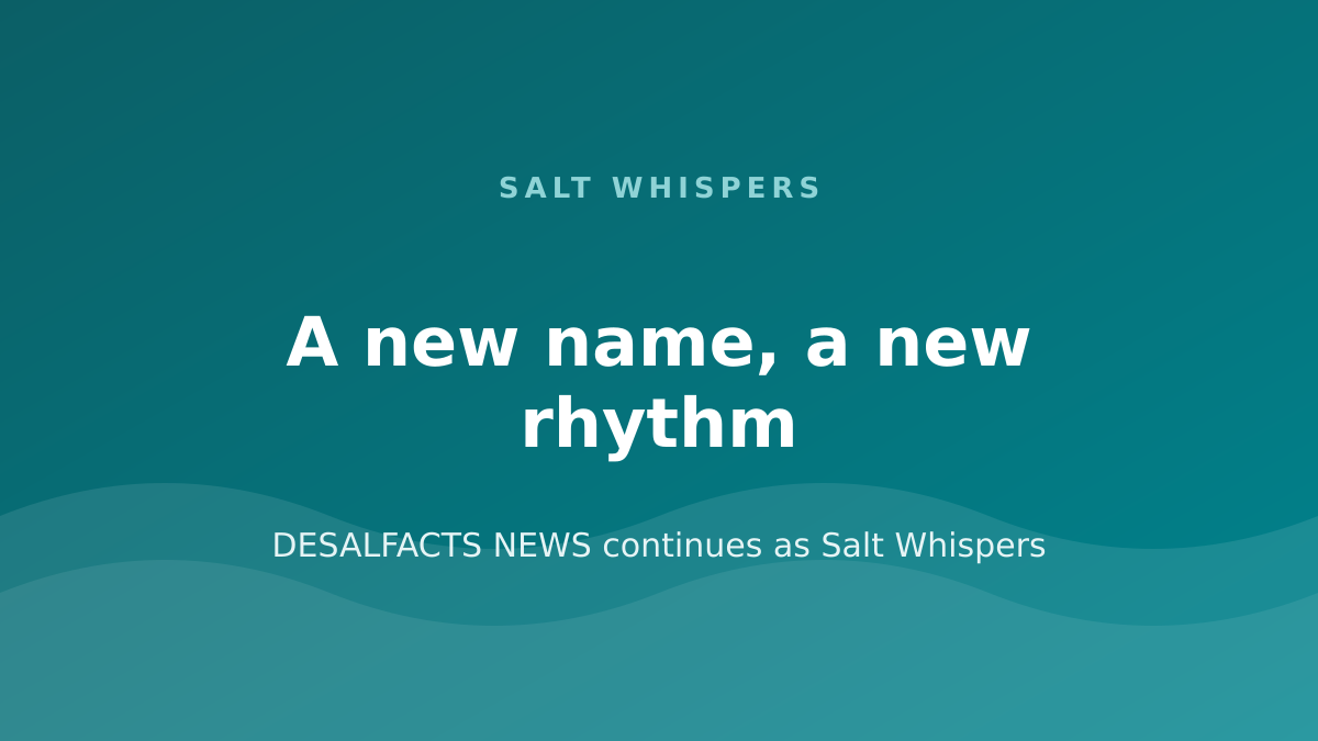 A new name, a new rhythm