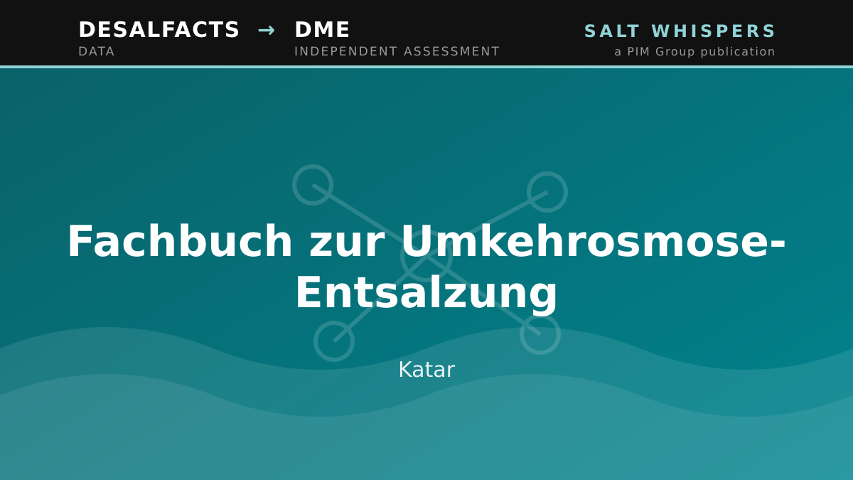 Fachbuch zur Umkehrosmose-Entsalzung, Katar