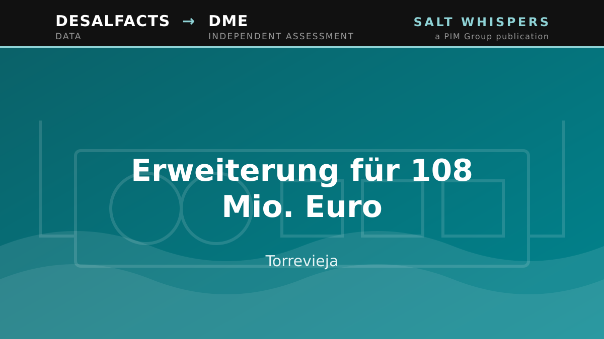 Erweiterung für 108 Mio. Euro, Torrevieja